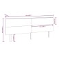vidaXL Kopfteil Honigbraun 204x6x82,5 cm Massivholz Kiefer