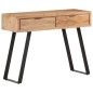 vidaXL Konsolentisch 100x35x76 cm Massivholz Akazie mit Naturkanten vidaXL Konsolentisch 100x35x76 cm Massivholz Akazie mit Naturkanten