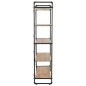 vidaXL Bücherregal aus massivem Tannenholz und Stahl 120x42x180 cm vidaXL Bücherregal aus massivem Tannenholz und Stahl 120x42x180 cm