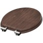 SCHÜTTE Toilettensitz mit Absenkautomatik DARK WOOD SCHÜTTE Toilettensitz mit Absenkautomatik DARK WOOD
