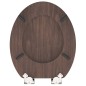 SCHÜTTE Toilettensitz mit Absenkautomatik DARK WOOD SCHÜTTE Toilettensitz mit Absenkautomatik DARK WOOD