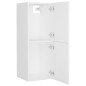 vidaXL Badezimmerschrank Weiß 30x30x80 cm Holzwerkstoff vidaXL Badezimmerschrank Weiß 30x30x80 cm Holzwerkstoff
