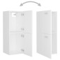 vidaXL Badezimmerschrank Weiß 30x30x80 cm Holzwerkstoff vidaXL Badezimmerschrank Weiß 30x30x80 cm Holzwerkstoff