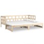 vidaXL Tagesbett Ausziehbar Massivholz Kiefer 2x(90x200) cm vidaXL Tagesbett Ausziehbar Massivholz Kiefer 2x(90x200) cm