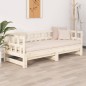vidaXL Tagesbett Ausziehbar Massivholz Kiefer 2x(90x200) cm vidaXL Tagesbett Ausziehbar Massivholz Kiefer 2x(90x200) cm