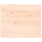 vidaXL Tischplatte 60x50x2 cm Massivholz Eiche Unbehandelt Baumkante vidaXL Tischplatte 60x50x2 cm Massivholz Eiche Unbehandelt Baumkante