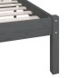 vidaXL Massivholzbett Grau Kiefer 140x190 cm vidaXL Massivholzbett Grau Kiefer 140x190 cm