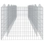 vidaXL Gabionen-Hochbeet mit Hochbogen 600x100x100 cm Verzinktes Eisen vidaXL Gabionen-Hochbeet mit Hochbogen 600x100x100 cm Verzinktes Eisen