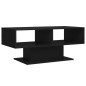 vidaXL Couchtisch Schwarz 103,5x50x44,5 cm Holzwerkstoff vidaXL Couchtisch Schwarz 103,5x50x44,5 cm Holzwerkstoff