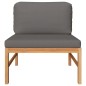 2-tlg. Garten-Lounge-Set mit Kissen Auflagen Teakholz 2-tlg. Garten-Lounge-Set mit Kissen Auflagen Teakholz