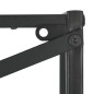 vidaXL Bücherregal aus massivem Tannenholz und Stahl 80x32,5x180 cm vidaXL Bücherregal aus massivem Tannenholz und Stahl 80x32,5x180 cm