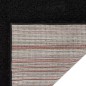 vidaXL Teppich Shaggy Hochflor Schwarz 160x230 cm
