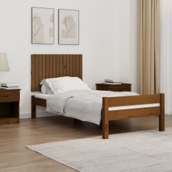 vidaXL Wand-Kopfteil Honigbraun 95,5x3x60 cm Massivholz Kiefer