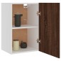 vidaXL Hängeschrank Braun Eichen-Optik 39,5x31x60 cm Holzwerkstoff vidaXL Hängeschrank Braun Eichen-Optik 39,5x31x60 cm Holzwerkstoff