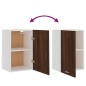 vidaXL Hängeschrank Braun Eichen-Optik 39,5x31x60 cm Holzwerkstoff vidaXL Hängeschrank Braun Eichen-Optik 39,5x31x60 cm Holzwerkstoff