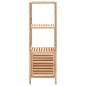 vidaXL Badezimmerschrank Massivholz Walnuss 39,5x35,5x123 cm vidaXL Badezimmerschrank Massivholz Walnuss 39,5x35,5x123 cm