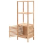vidaXL Badezimmerschrank Massivholz Walnuss 39,5x35,5x123 cm vidaXL Badezimmerschrank Massivholz Walnuss 39,5x35,5x123 cm