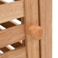 vidaXL Badezimmerschrank Massivholz Walnuss 39,5x35,5x123 cm vidaXL Badezimmerschrank Massivholz Walnuss 39,5x35,5x123 cm