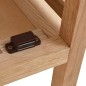 vidaXL Badezimmerschrank Massivholz Walnuss 39,5x35,5x123 cm vidaXL Badezimmerschrank Massivholz Walnuss 39,5x35,5x123 cm