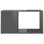 vidaXL TV-Schrank Hochglanz-Grau 60x24x32 cm Holzwerkstoff vidaXL TV-Schrank Hochglanz-Grau 60x24x32 cm Holzwerkstoff