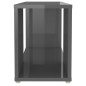 vidaXL TV-Schrank Hochglanz-Grau 60x24x32 cm Holzwerkstoff vidaXL TV-Schrank Hochglanz-Grau 60x24x32 cm Holzwerkstoff
