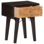 vidaXL Nachttisch 40x30x50 cm Altholz Massiv vidaXL Nachttisch 40x30x50 cm Altholz Massiv