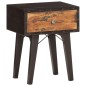 vidaXL Nachttisch 40x30x50 cm Altholz Massiv vidaXL Nachttisch 40x30x50 cm Altholz Massiv