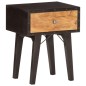 vidaXL Nachttisch 40x30x50 cm Altholz Massiv vidaXL Nachttisch 40x30x50 cm Altholz Massiv