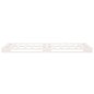 vidaXL Palettenbett Weiß 100x200 cm Massivholz Kiefer vidaXL Palettenbett Weiß 100x200 cm Massivholz Kiefer