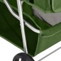 vidaXL Hundewagen Faltbar Grün 80x46x98 cm Oxford-Gewebe vidaXL Hundewagen Faltbar Grün 80x46x98 cm Oxford-Gewebe