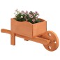 vidaXL Pflanzgefäße Schubkarre-Design 2 Stk. 47x15x19 cm Massivholz vidaXL Pflanzgefäße Schubkarre-Design 2 Stk. 47x15x19 cm Massivholz