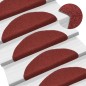 vidaXL Selbstklebende Treppenmatten 10 Stk. Rot 56x17x3 cm Nadelvlies vidaXL Selbstklebende Treppenmatten 10 Stk. Rot 56x17x3 cm Nadelvlies