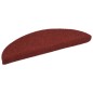 vidaXL Selbstklebende Treppenmatten 10 Stk. Rot 56x17x3 cm Nadelvlies vidaXL Selbstklebende Treppenmatten 10 Stk. Rot 56x17x3 cm Nadelvlies