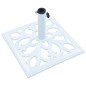 vidaXL Sonnenschirmständer Weiß 12 kg 49 cm Gusseisen vidaXL Sonnenschirmständer Weiß 12 kg 49 cm Gusseisen