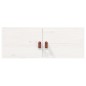 vidaXL Wandschränke 2 Stk. Weiß 80x30x30 cm Massivholz Kiefer vidaXL Wandschränke 2 Stk. Weiß 80x30x30 cm Massivholz Kiefer