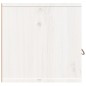 vidaXL Wandschränke 2 Stk. Weiß 80x30x30 cm Massivholz Kiefer vidaXL Wandschränke 2 Stk. Weiß 80x30x30 cm Massivholz Kiefer