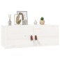vidaXL Wandschränke 2 Stk. Weiß 80x30x30 cm Massivholz Kiefer vidaXL Wandschränke 2 Stk. Weiß 80x30x30 cm Massivholz Kiefer