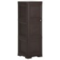 vidaXL Kunststoffschrank 40x43x125 cm Holzdesign Braun vidaXL Kunststoffschrank 40x43x125 cm Holzdesign Braun