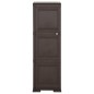 vidaXL Kunststoffschrank 40x43x125 cm Holzdesign Braun vidaXL Kunststoffschrank 40x43x125 cm Holzdesign Braun