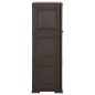 vidaXL Kunststoffschrank 40x43x125 cm Holzdesign Braun vidaXL Kunststoffschrank 40x43x125 cm Holzdesign Braun