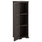 vidaXL Kunststoffschrank 40x43x125 cm Holzdesign Braun vidaXL Kunststoffschrank 40x43x125 cm Holzdesign Braun