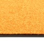 vidaXL Fußmatte Waschbar Orange 90x120 cm vidaXL Fußmatte Waschbar Orange 90x120 cm