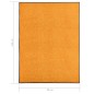 vidaXL Fußmatte Waschbar Orange 90x120 cm vidaXL Fußmatte Waschbar Orange 90x120 cm