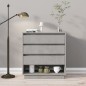 vidaXL Sideboard Betongrau 70x41x75 cm Holzwerkstoff vidaXL Sideboard Betongrau 70x41x75 cm Holzwerkstoff