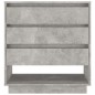 vidaXL Sideboard Betongrau 70x41x75 cm Holzwerkstoff vidaXL Sideboard Betongrau 70x41x75 cm Holzwerkstoff