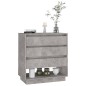 vidaXL Sideboard Betongrau 70x41x75 cm Holzwerkstoff vidaXL Sideboard Betongrau 70x41x75 cm Holzwerkstoff