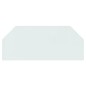 vidaXL Kaminofen Glasplatte Sechseck 120x50 cm vidaXL Kaminofen Glasplatte Sechseck 120x50 cm