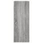 Wandschränke 2 Stk. Grau Sonoma Holzwerkstoff Wandschränke 2 Stk. Grau Sonoma Holzwerkstoff