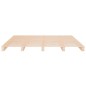 vidaXL Palettenbett 140x190 cm Massivholz Kiefer vidaXL Palettenbett 140x190 cm Massivholz Kiefer