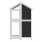 vidaXL Voliere Grau 97x81x152 cm Massivholz Kiefer vidaXL Voliere Grau 97x81x152 cm Massivholz Kiefer